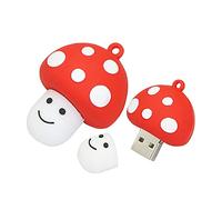 32GB Champignon Forme clé USB clé USB USB USB USB Flash Disk Disque clé USB Pen Drive u Disque mémoire de Stockage Externe pendrive Stockage mémoire Flash USB USB 2.0. (Red)