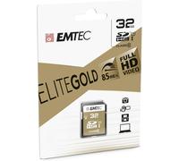 32GB Class 10 UHS-I U1 SD Card with Adapter, Read Speed up to 90MB/s, Write up to 20MB/s, SDHC/SDXC Compatible, Gold