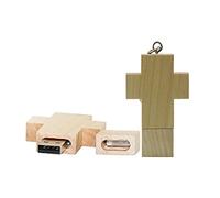 32GB Croix de Bois Qui Forme Une Clef USB USB mémoire des clés USB USB USB 2.0 Pen Drive Zip Drive Drive pendrive Stockage Stockage Externe (White)