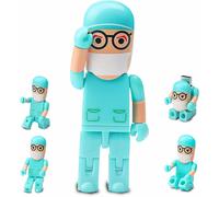 32GB Cute Doctor Model USB 2.0 Flash Drive for External Data Storage,Green