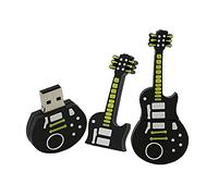 32GB Guitare de Clef USB clé USB en Forme de Disque Flash USB USB USB Disque clé USB Pen Drive u Disque mémoire de Stockage Externe pendrive Stockage mémoire Flash USB USB 2.0. (Black)