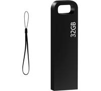 32GB Metal Waterproof USB Flash Drive with USB 3.0 Flash Drives Memory Stick Pen Drive for Laptop/PC (Black)