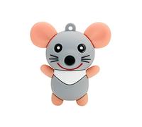 32GB Modèle de Souris Grise Lecteur Flash USB 2.0 clé USB Haute Vitesse Lecteur de Pouce Lecteur de Saut Lecteur Zip pour Le Stockage de données et la Sauvegarde
