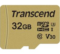 32GB - SDXC/SDHC 500S 32GB microSD card with SD adapter - TS32GUSD500S