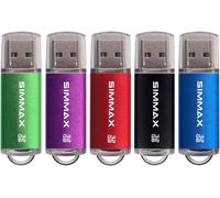 32GB USB 2.0 Flash Drive Swivel Storage Disk Pendrive by (32GB Green, Purple, Red, Black, Blue)