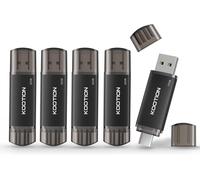 32GB USB C Flash Drive 2 in 1 USB 2.0 Type C 32GB OTG Memory Stick Black