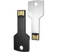 32GB USB Flash Drive 2.0 USB Flash Drive-Black Silver-Novelty Memory Stick-Waterproof Thumb Drive-External Data Storage for Gift