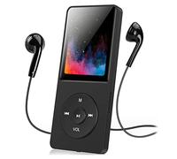 32Go Lecteur MP3 Bluetooth, Baladeur mp3 Sport Musique sans Perte HiFi Portable Haut-Parleur HD Intégré, Vidéo, Enregistrement Vocal, Radio FM-Carte TF Extensible à 128 Go