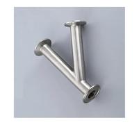 32mm 1.25" Pipe OD 1.5" Tri Clamp Oblique Y Shaped 3 Way SUS 304 Stainless Fitting Spliter Homebrew Beer Wine