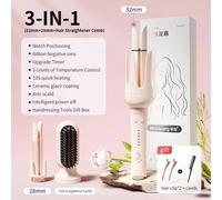 32Mm Bigoudi Automatique Rotatif Automatique Rouleau De Cheveux En Céramique 40Mm Grande Onduleur Professionnel Fer À Friser Baguette À Friser Cheveux Onduler.28Mm 32Mm Comb.L'Ua