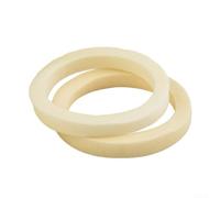 32MM Bike Fork Sponge Rings 1 Pair Oil Seal(35MM) | Made of high-density sponge, white color, pour durable material, resists wear, easy installation