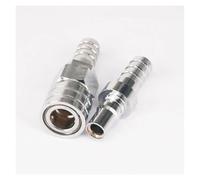 32mm Hose Barbs Brass Nickel Plated Fuel Line Gas Hose Quick Disconnect Coupler Marine Pipe Fitting Boat