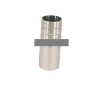 32mm Tube O/D 304 Stainless Steel Hose Barb Weld Pipe Fitting Connector