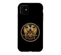 32nd Degree Mason Aigle Franc-maçon à Double tête Coque pour iPhone 11