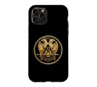 32nd Degree Mason Aigle Franc-maçon à Double tête Coque pour iPhone 11 Pro