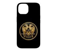32nd Degree Mason Aigle Franc-maçon à Double tête Coque pour iPhone 14