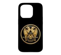 32nd Degree Mason Aigle Franc-maçon à Double tête Coque pour iPhone 15 Pro