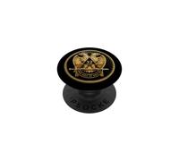 32nd Degree Mason Aigle Franc-maçon à Double tête PopSockets PopGrip Adhésif