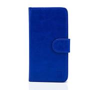 32nd Étui Portefeuille en Cuir PU Flip Coque pour Apple iPhone 7, 8, SE (2020) & SE (2022), Housse avec Fentes CB et Fermeture Magnétique - Bleu Foncé