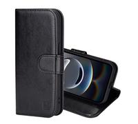 32nd Étui Portefeuille en Cuir PU Flip Coque pour iPhone 16e (2025), Housse avec Blocage RFID Fentes CB, Fermeture Magnétique et Fonction de Support - Noir