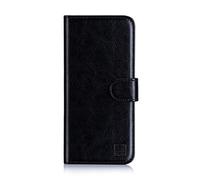 32nd Étui Portefeuille en Cuir PU Flip Coque pour Nokia 6 (2018) [Nokia 6.1], Housse avec Fentes CB et Fermeture Magnétique - Noir