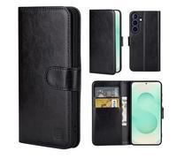 32nd Étui Portefeuille en Cuir PU Flip Coque pour Samsung Galaxy S25 Plus, Housse avec Blocage RFID Fentes CB, Fermeture Magnétique et Fonction de Support - Noir