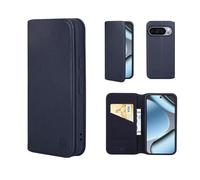 32nd Série Classique 2.0 - Étui Portefeuille en Cuir Véritable Coque pour Google Pixel 10a, Housse avec Blocage RFID Fente CB, Fermeture Magnétique et Fonction de Support - Noir