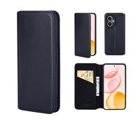 32nd Série Classique 2.0 - Étui Portefeuille en Cuir Véritable Coque pour Honor 400, Housse avec Blocage RFID Fente CB, Fermeture Magnétique et Fonction de Support - Noir
