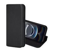 32nd Série Classique 2.0 - Étui Portefeuille en Cuir Véritable Coque pour iPhone 16e (2025), Housse avec Blocage RFID Fente CB, Fermeture Magnétique et Fonction de Support - Noir