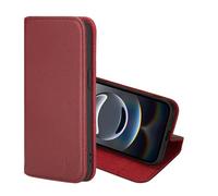 32nd Série Classique 2.0 - Étui Portefeuille en Cuir Véritable Coque pour iPhone 17e/16e, Housse avec Blocage RFID Fente CB, Fermeture Magnétique et Fonction de Support - Bourgogne