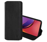 32nd Série Classique 2.0 - Étui Portefeuille en Cuir Véritable Coque pour Motorola Moto G84, Housse avec Blocage RFID Fente CB, Fermeture Magnétique et Fonction de Support - Noir