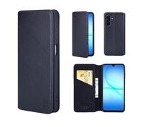 32nd Série Classique 2.0 - Étui Portefeuille en Cuir Véritable Coque pour Samsung Galaxy A18 / A17, Housse avec Blocage RFID Fente CB, Fermeture Magnétique et Fonction de Support - Noir