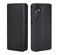 32nd Série Classique 2.0 - Étui Portefeuille en Cuir Véritable Coque pour Samsung Galaxy A26 5G, Housse avec Blocage RFID Fente CB, Fermeture Magnétique et Fonction de Support - Noir