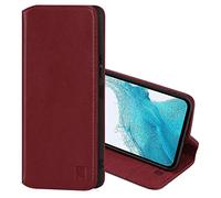 32nd Série Classique 2.0 - Étui Portefeuille en Cuir Véritable Coque pour Samsung Galaxy A54 5G (2023), Housse avec Blocage RFID Fente CB, Fermeture Magnétique et Fonction de Support - Bourgogne