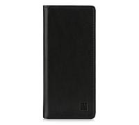 32nd Série Classique 2.0 - Étui Portefeuille en Cuir Véritable pour Sony Xperia 5 III (2021), Housse Concevoir avec Fentes CB et Fermeture Magnétique Coque - Noir