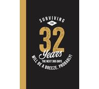 32nd Year Work Anniversary: Employee Appreciation Gift for Job Milestone of 32 Years of Service