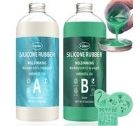 32oz/16,9oz Caoutchouc de silicone liquide - Caoutchouc de silicone facile à utiliser pour les artisanat DIY, un matériau de moulage flexible, parfait pour les bougies faites main, les savons, les pro