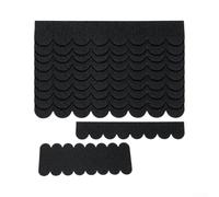 32pcs Bird House Roof Shingles Self-Adhesive Felt | 30 shingles pour plus 2 peak covers, self-adhesive backing, easy peel and application, no extra glue required