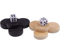 32pcs Pièces D'échecs Enfants Accessoires De Jeu De Société Pour Dames Brouillons Backgammon Boardgame