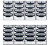 32Pièces Recharges de Lames de Rasoir Manuel Mach 3Recharges de Lames pour Gillette Mach 3Recharges de Lames de Rasoir pour RAZOR