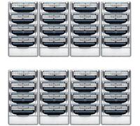 32Pièces Recharges de Lames de Rasoir Manuel Mach 3Recharges de Lames pour Gillette Mach 3Recharges de Lames de Rasoir pour RAZOR