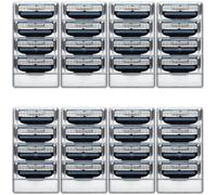32Pièces Recharges de Lames de Rasoir Manuel Mach 3Recharges de Lames pour Gillette Mach 3Recharges de Lames de Rasoir pour RAZOR