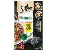 32x85g Sheba Nature's Collection En Sauce, Coffret À La Volaille - Pâtée Pour Chat