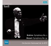 モーツァルト : 交響曲 第33番 | ブラームス : 交響曲 第2番 (Brahms : Symphony No.2 | Mozart : Symphony No.33 / George Szell & Orchestre National de la RTF)