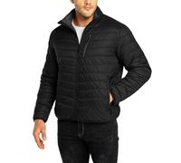 33,000ft Doudoune Légère Paquetable Compressible Homme, imperméable, Veste matelassée et chaude, Convient à la randonnée en plein air décontractée Noir M