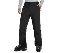 33,000ft Pantalon de ski pour homme - Imperméable - 10 000 mm - Coupe-vent - Doublure chaude - En softshell - Pour l'hiver, Noir , XS