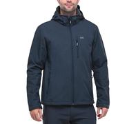 33,000ft Veste Softshell pour Hommes, D'hiver Manteau Chaude Coupe-vent Imperméable avec Chapeau Détachable pour la Randonnée, le Camping