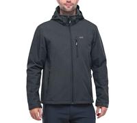 33,000ft Veste Softshell pour Hommes, D'hiver Manteau Chaude Coupe-vent Imperméable avec Chapeau Détachable pour la Randonnée, le Camping
