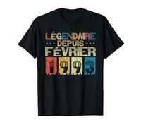 33 Ans Anniversaire Millésime Vintage Homme Février 1993 T-Shirt