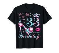 33 C'est Mon Anniversaire 33 Ans C'est ma 33e fête d'anniversaire T-Shirt